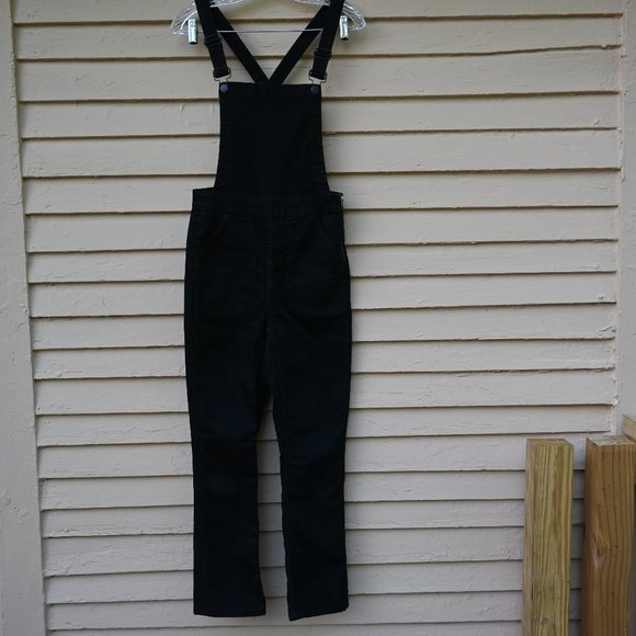 Madewell Pants - * Madewell Cali Demi-Boot Overalls in Black Frost Size S Item F6394